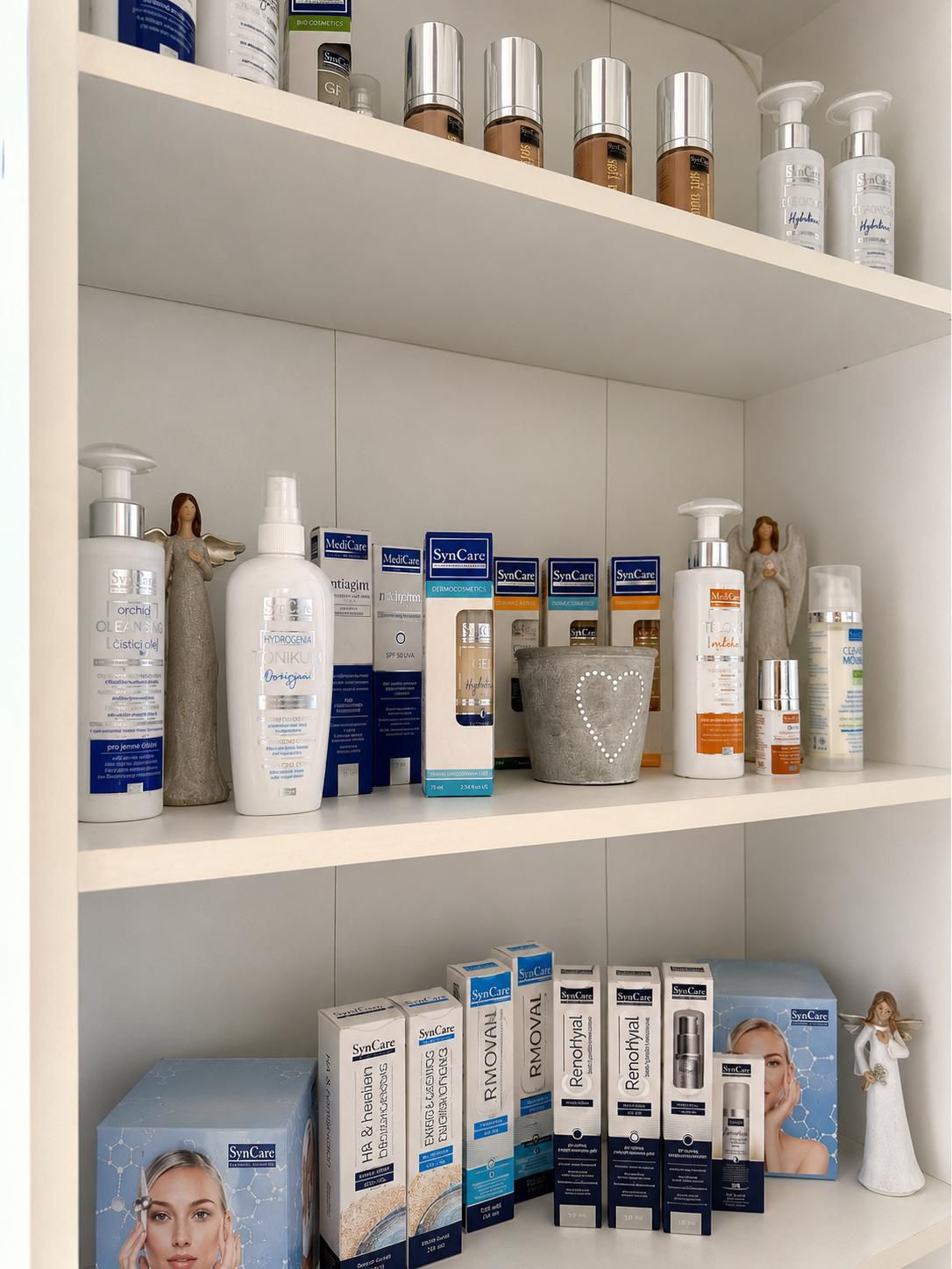 Detail kosmetických produktů SynCare